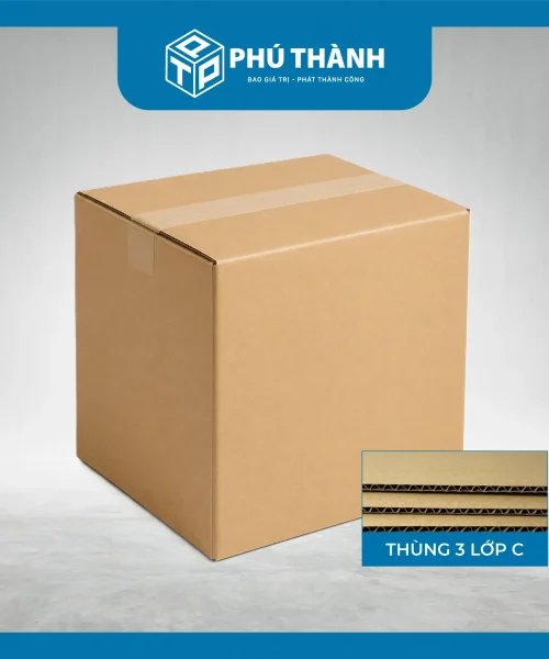 Thùng carton 3 lớp sóng C