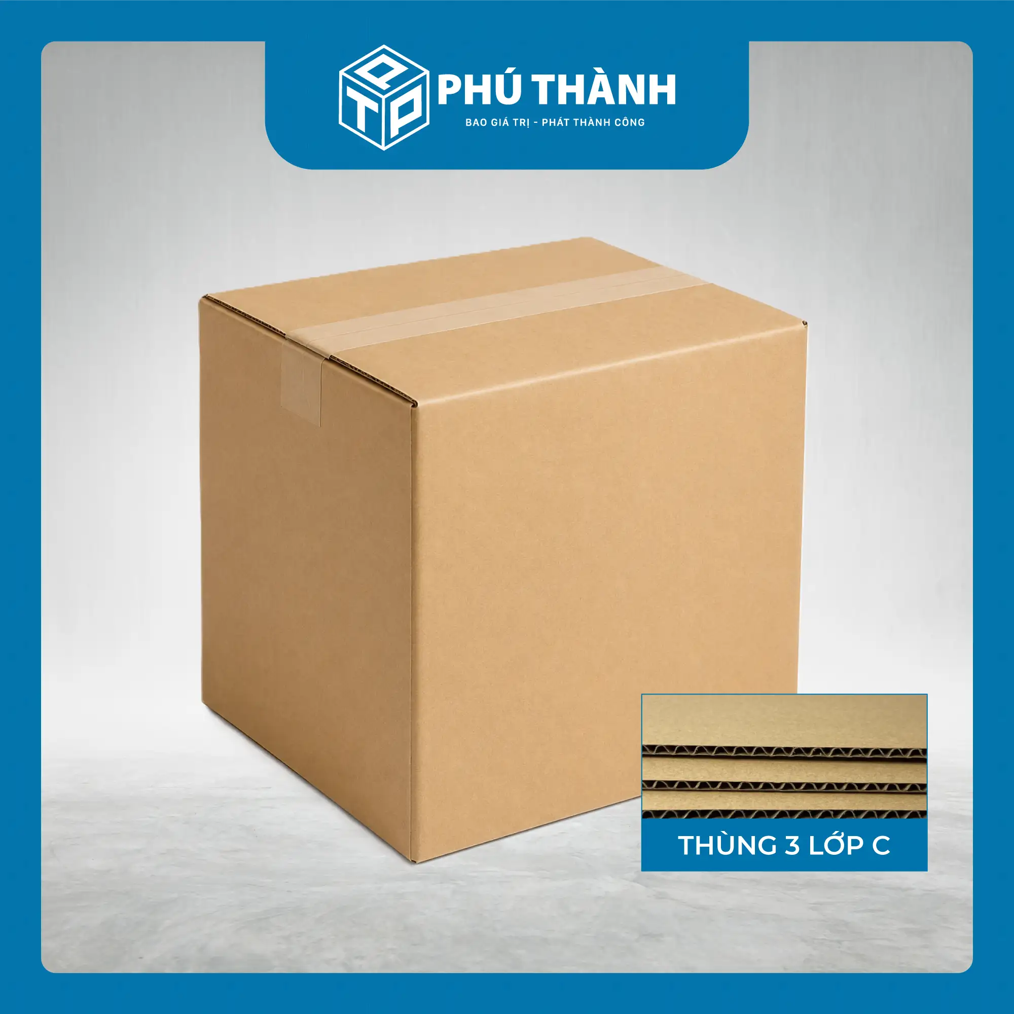 Thùng carton 3 lớp sóng C
