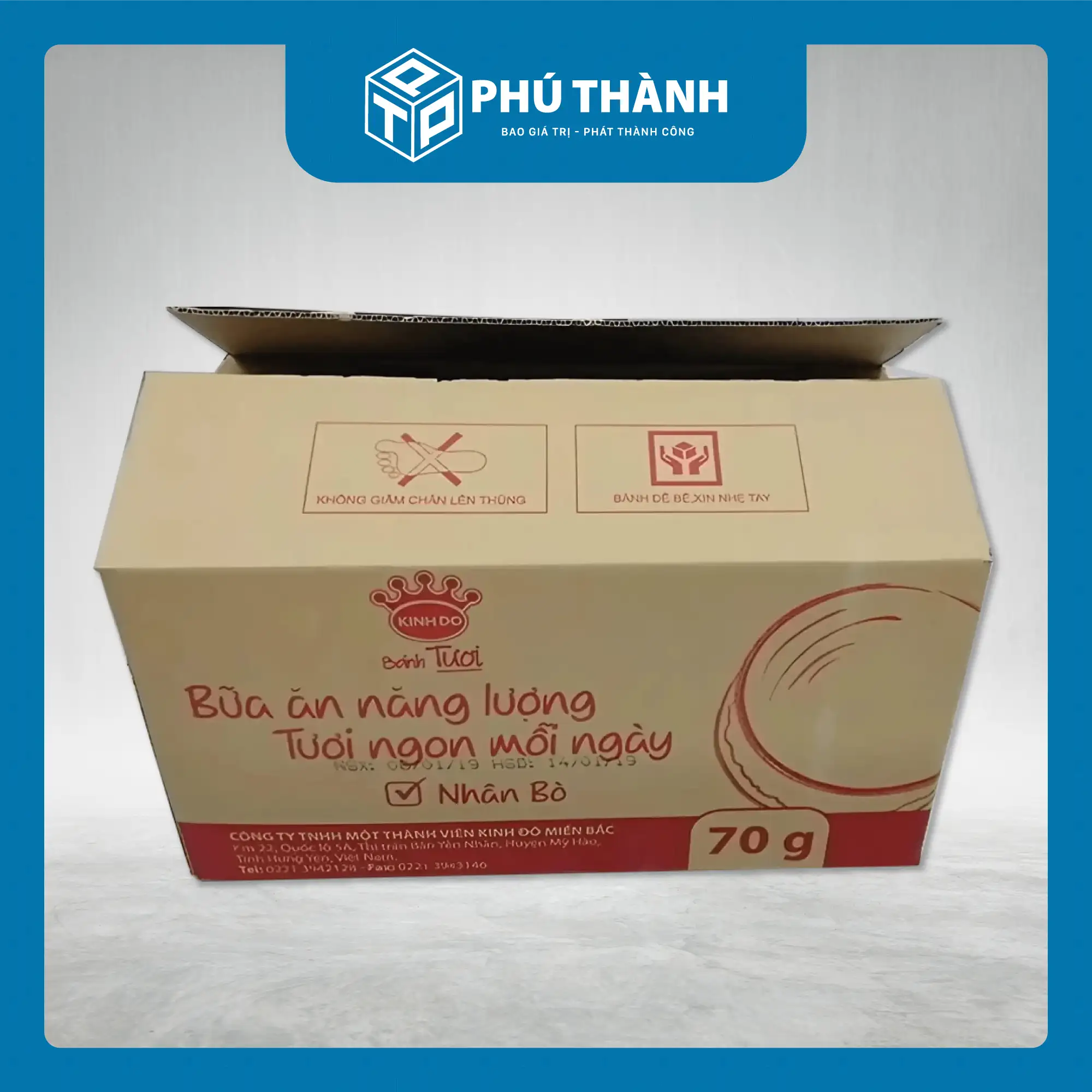 Thùng Carton Đựng Thực Phẩm Khô