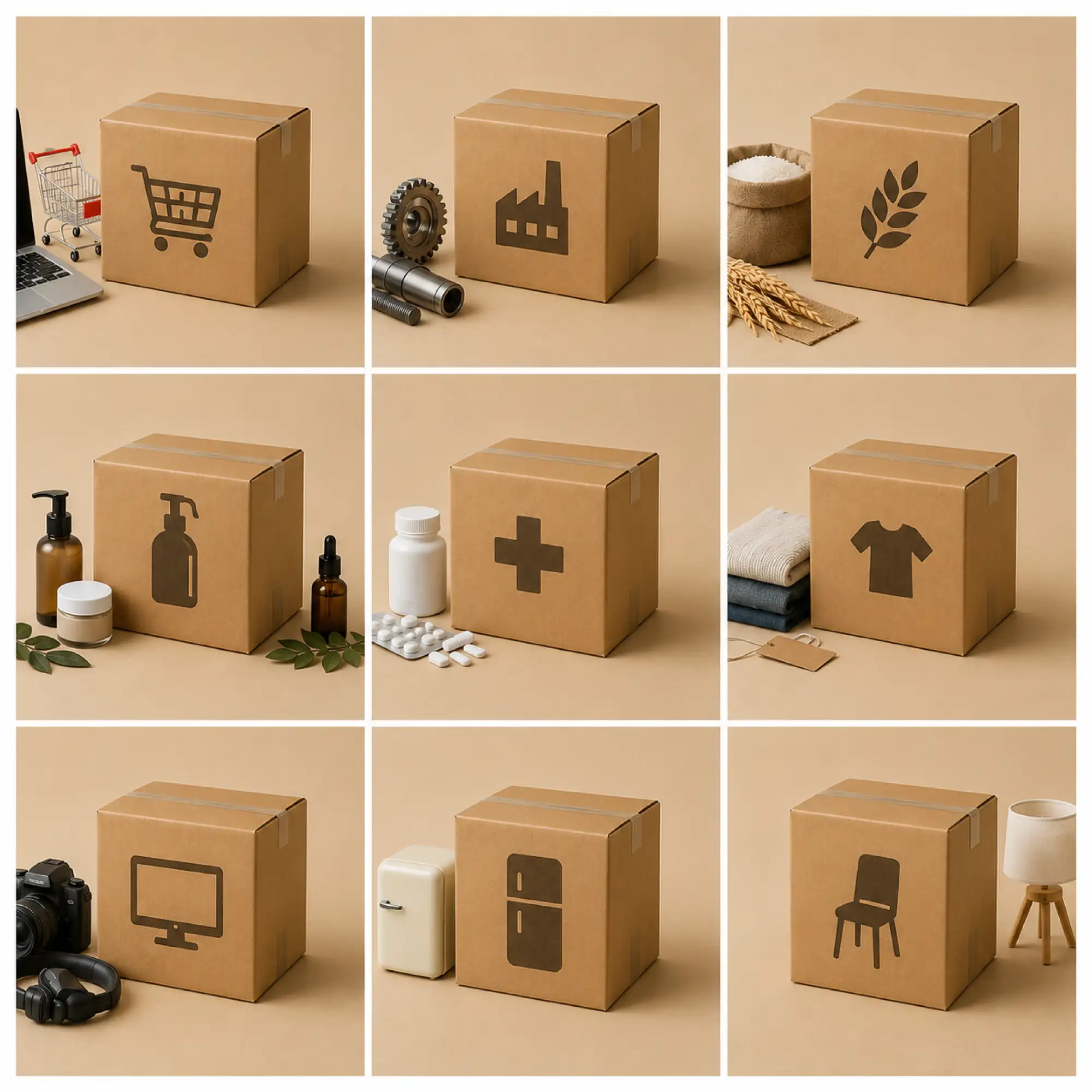 Thùng carton theo ngành