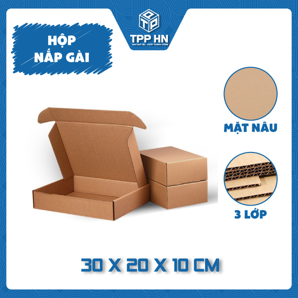 Hộp Nắp Gài 30x20x10